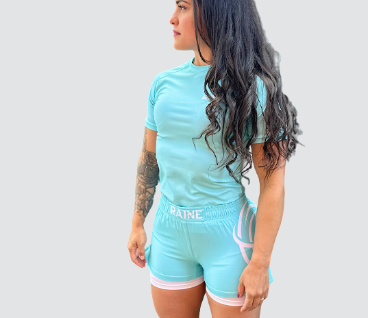 Womens Identity BJJ Shorts - Mint