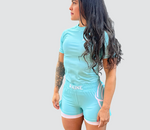 Womens Identity BJJ Shorts - Mint