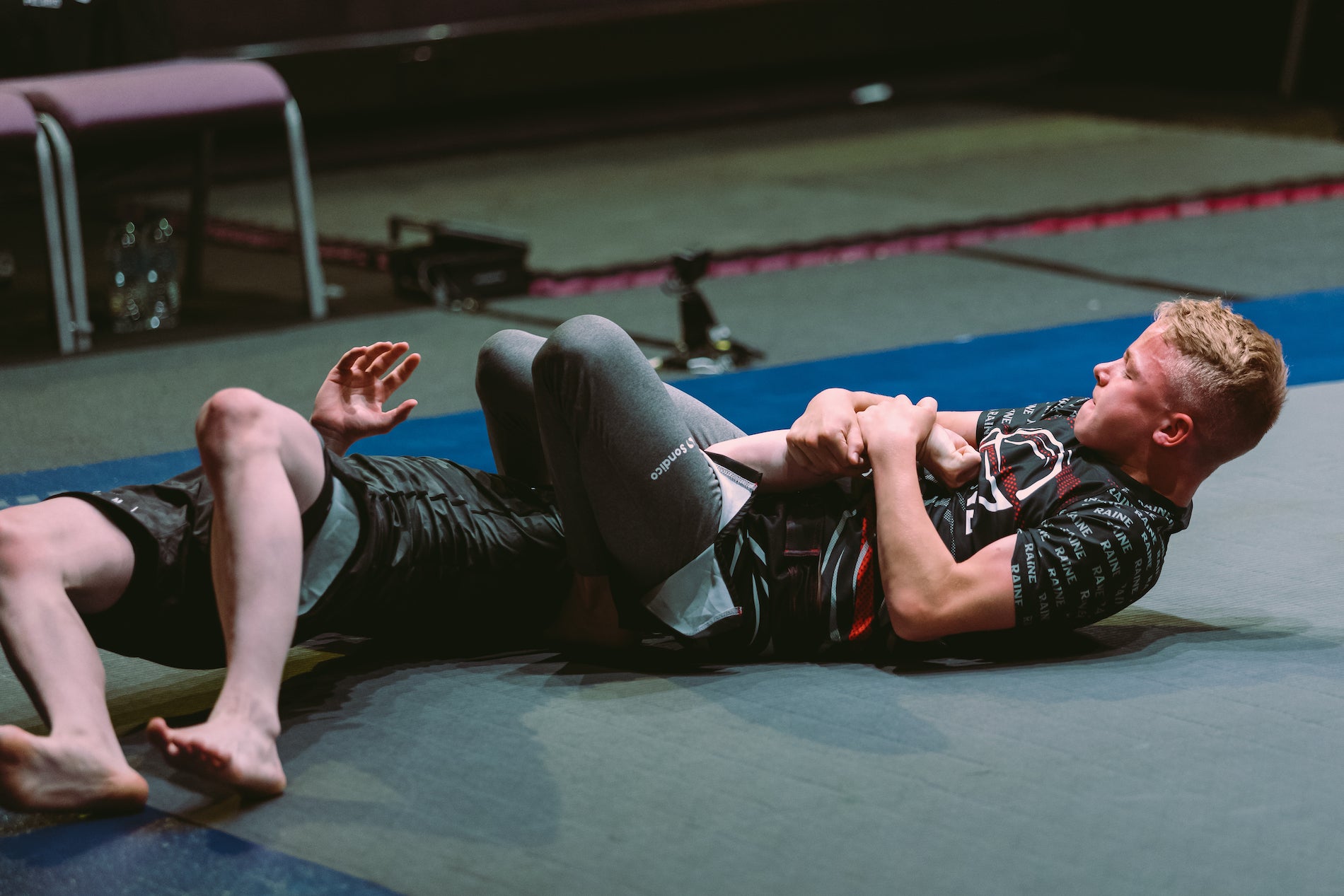 jiu jitsu athletes competing