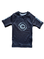 Mens Nightflare Rashguard - Blue/Pink