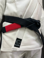 black belt on white raine bjj gi