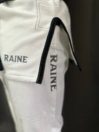 bamboo bjj gi in white with raine branding