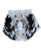 Kids Artic BJJ Shorts with geometric pattern