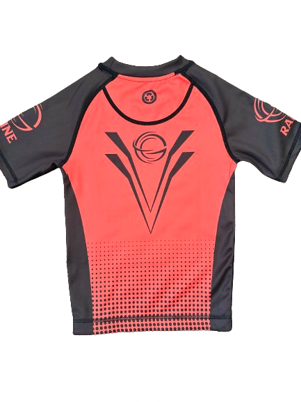Mens Evo BJJ Rash Guard - Red/Black