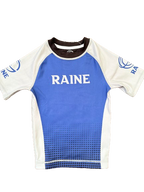Kids Evo BJJ Rash Guard - Blue/Grey