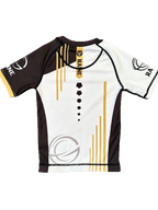 Kids Hyper BJJ Rash Guard - Gold/Black