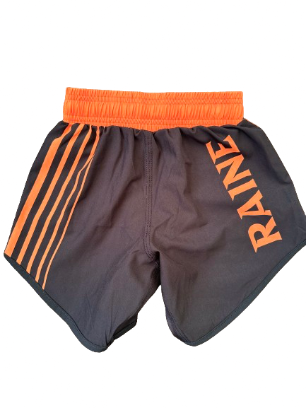 Kids Hyper BJJ Shorts - Black/Orange