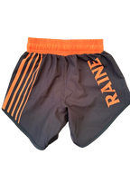 Kids Hyper BJJ Shorts - Black/Orange