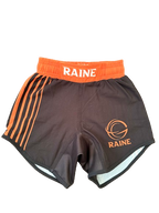 Kids Hyper BJJ Shorts - Black/Orange