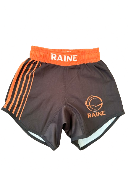 Mens Hyper BJJ Shorts - Black/Orange