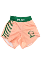 Mens Hyper BJJ Shorts - Peach/Green