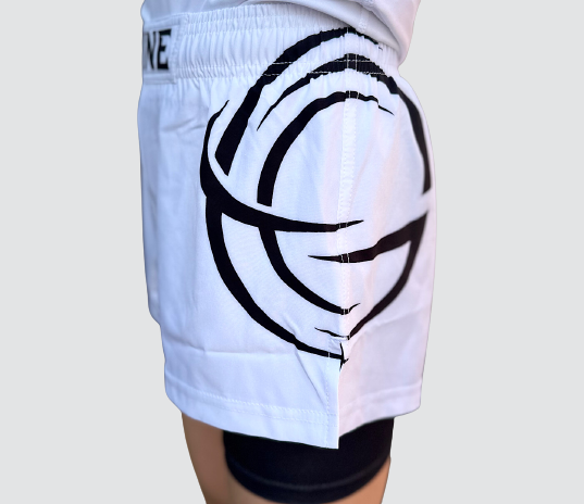 Kids Identity BJJ Shorts - White