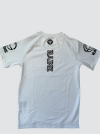 Mens Identity BJJ Rash Guard - White