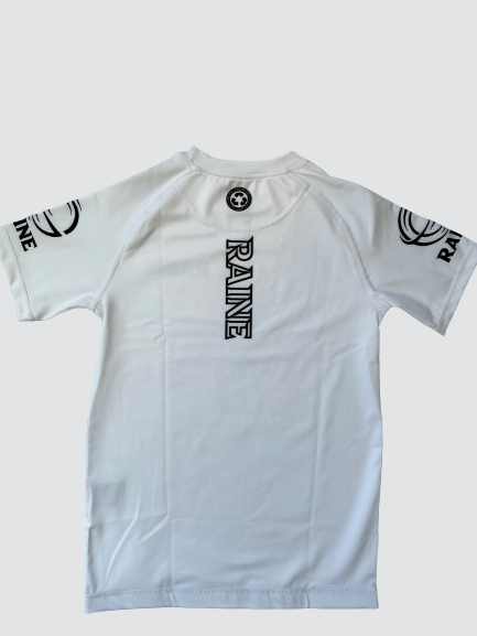 Mens Identity BJJ Rash Guard - White