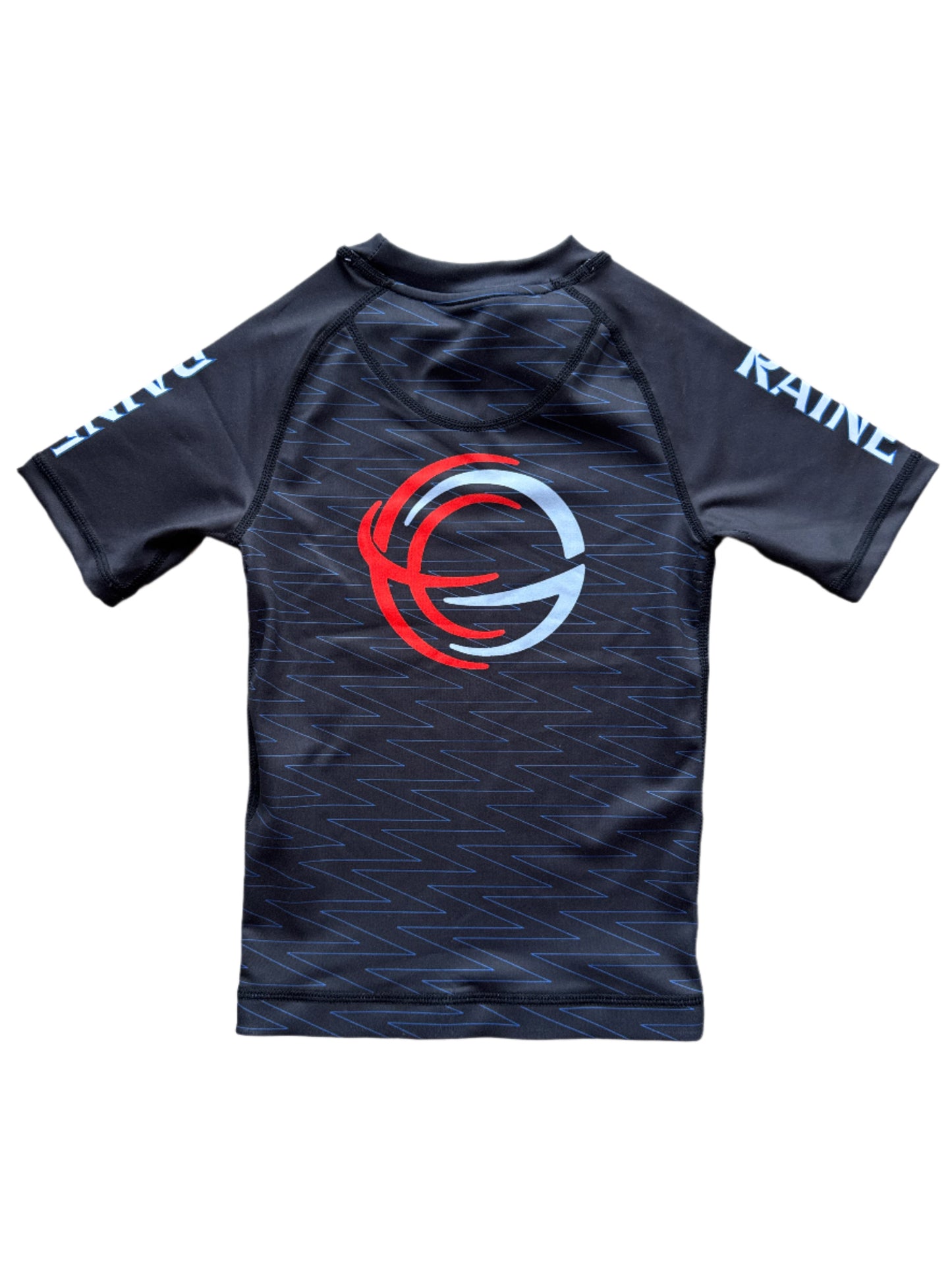 Kids Nightflare BJJ Rashguard - Blue/Pink