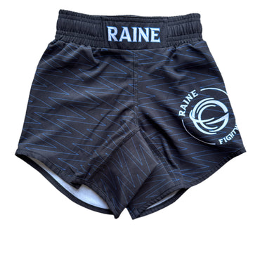 Kids Nightflare BJJ Shorts - Blue/Pink
