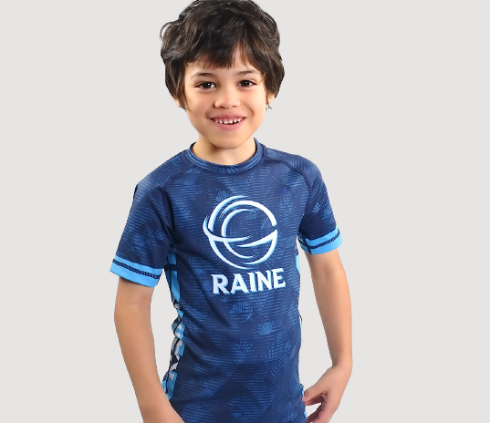 Kids Peruse BJJ Rash Guard