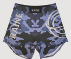 Mens Camo BJJ Shorts - Grey/Blue