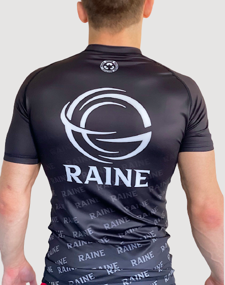 Mens Challenger Black BJJ Rash Guard