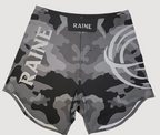 Mens Camo BJJ Shorts - Grey/Blue