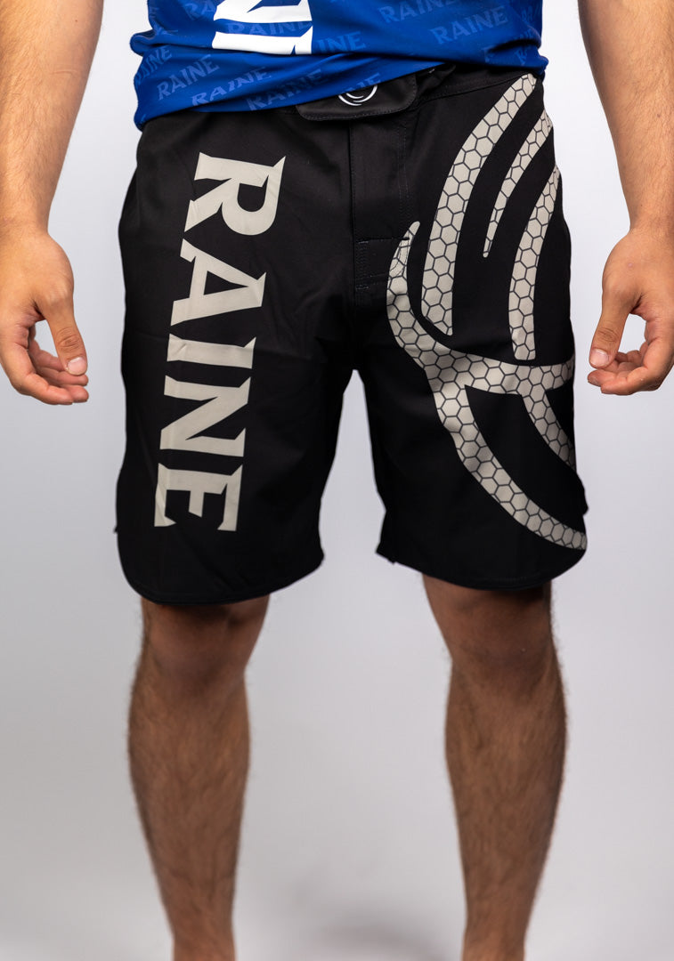 Mens Classic BJJ Shorts - Black/Grey/Pink