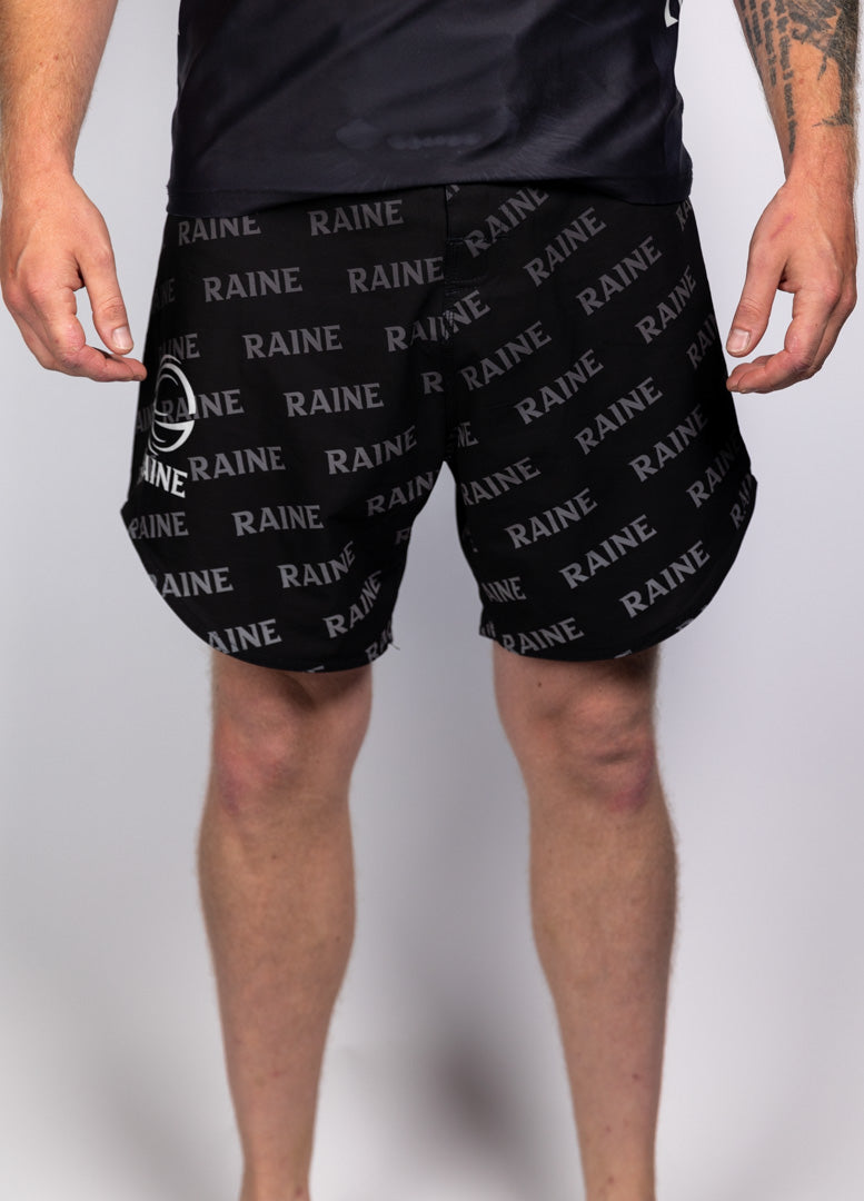 Mens Challenger BJJ Shorts  - Black/Blue/Pink