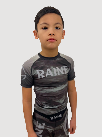 Kids Ocean BJJ Rash Guard
