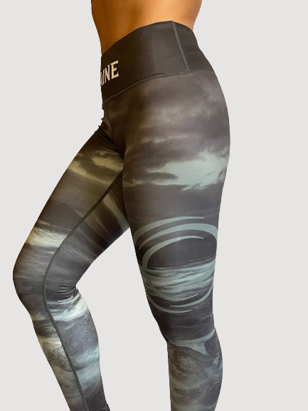 Womens Ocean BJJ Leggings